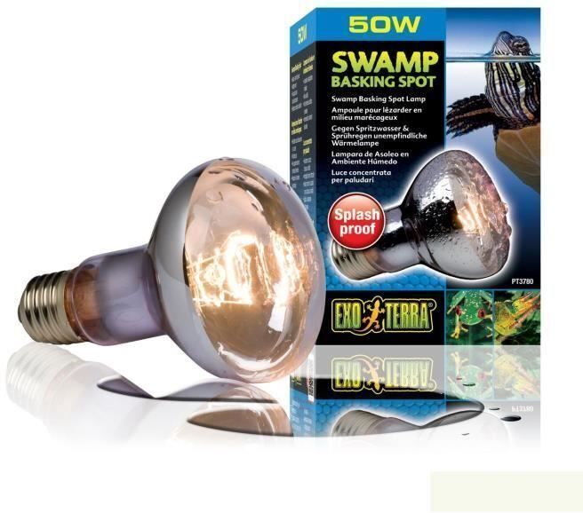 Ampoule pour lézarder résistante aux éclaboussures et a la buée - Lumiere du jour a large spectre - Idéale pour aquaterrariums ou terrariums humides - Faite de verre au néodyme renforcé - Réhausse les couleurs des animaux image