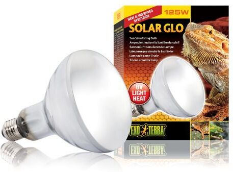 Ampoule Solar GloL'ampoule Solar Glo de Exo Terra est la solution idéale pour répondre aux besoins d'éclairage des reptiles et amphibiens, car elle émet un large spectre de rayonnement qui imite la lumière du soleil.Fournit une balance équilibrée entre-rayonnement ultraviolet UV, qui est importantes pour le bien-être des reptiles et favorise le comportement reproducteur.-rayonnement ultraviolet, les rayons UVB, sont essentiels pour que les reptiles développent la vitamine D3. Cette vitamine est nécessaire pour qu'ils puissent absorber le calcium des aliments et ainsi obtenir des os sains et solides. Par conséquent, il empêche l'apparition de maladies métaboliques des os. Ces ampoules ont une pénétration améliorée, de plus de 30 cm.-spectre de la lumière visible, pour les plantes et pour effectuer les activités quotidiennes dans le terrarium.-rayons infra-rouges, qui fournissent de la chaleur pour la thermorégulation adéquate chez les reptiles. Ce sont des animaux ectothermes qui ont be... image