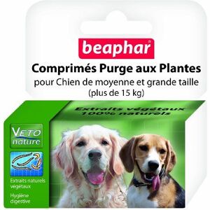 Beaphar Comprimés De Purge Aux Plantes Chien +15 Kg - Publicité