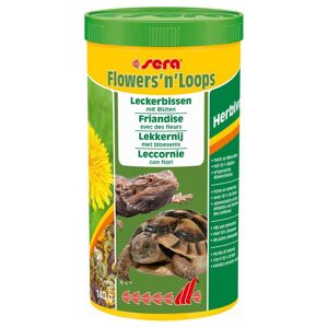 Sera - Friandises Flowers'n'loops À Base De Fleurs Sèches Pour Reptiles Herbivores - 1l - Publicité