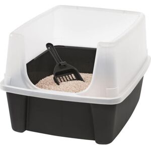 Iris Ohyama - Bac A Litiere Pour Chat Avec Pelle - Cat Litter Box - Gris - 38 X 48.5 X 30.5 Cm - Publicité