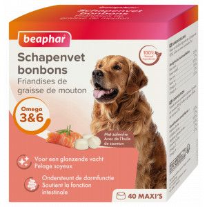 Beaphar Friandises À La Graisse De Mouton Et Au Saumon Pour Chien Par 2 Paquets - Publicité