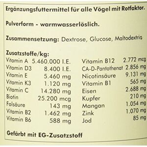 Quiko Rouge Intense 500g - Complément Alimentaire pour Oiseaux - Publicité Quiko Rouge Intense 500g - Complément Alimentaire pour Oiseaux - Publicité