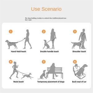 Laisse Antidéflagrante Pour Chien, Ceinture, Bandoulière, Mains Libres, Bleu - Publicité Laisse Antidéflagrante Pour Chien, Ceinture, Bandoulière, Mains Libres, Bleu - Publicité