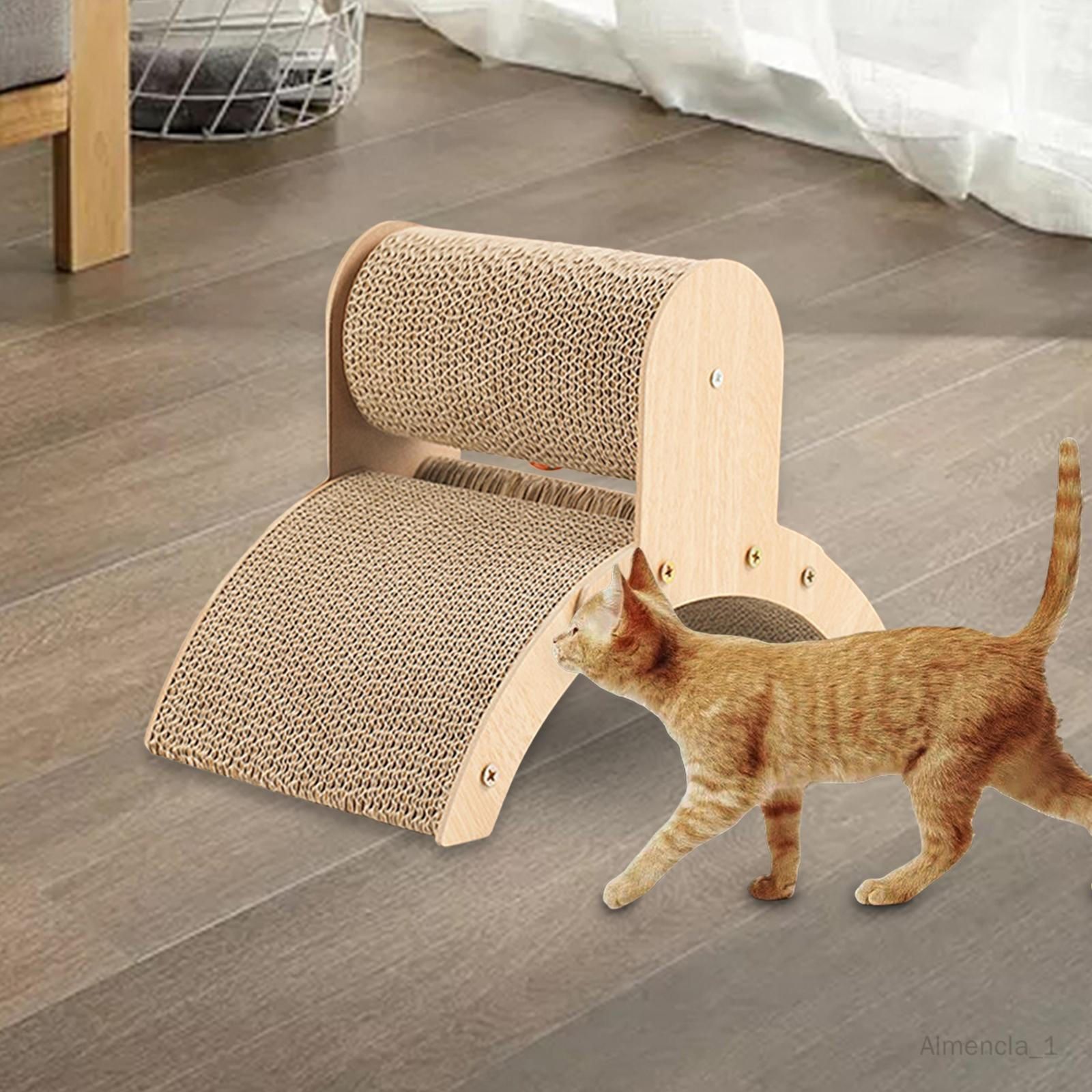 Pont Accessoires De Protection De Meubles En Carton Multifonctionnel Résistant À L'usure Écologique Pour Chat Marron Taille M