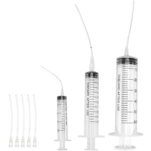 1 Set En Plastique Seringue Assortiment D'animal Familier D'alimentation Médicale