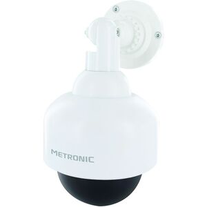 Metronic Camera factice Netcam Dome - blanche - Publicité