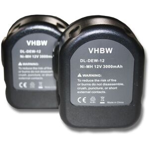 vhbw Batterie Black & Decker MT1203B - 3000 mAh NiMH - Publicité vhbw Batterie Black & Decker MT1203B - 3000 mAh NiMH - Publicité