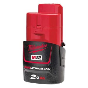 Milwaukee Batterie MILWAUKEE M12 B2 M12? Red Lithium 2.0 Ah - Publicité