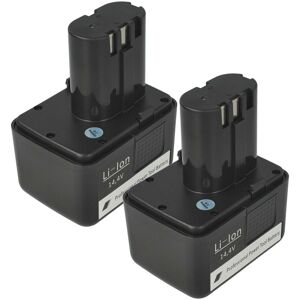 vhbw 2x Batterie remplacement pour Gesipa 7251045, 7251049 pour outil électrique, outil de pose pour rivets aveugles (2000 mAh, Li-ion, 14,4 V) - Publicité vhbw 2x Batterie remplacement pour Gesipa 7251045, 7251049 pour outil électrique, outil de pose pour rivets aveugles (2000 mAh, Li-ion, 14,4 V) - Publicité