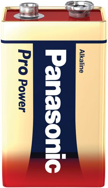 Batterie Alkaline 9-volt block Panasonic - Pro Power (Gold Award)