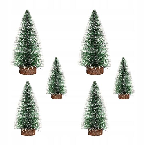 6pcs Arbres de Noël de Noël