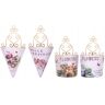 Pot de fleur mural 4 pieces Jardiniere murale