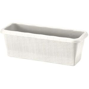 1 X BALCON RECTANGULAIRE PAILLE 60x20x17,5 cm 11,5 lt - crEme - Publicité 1 X BALCON RECTANGULAIRE PAILLE 60x20x17,5 cm 11,5 lt - crEme - Publicité