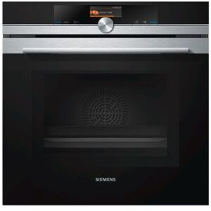 Siemens iQ700 HM676G0S1 - Four combiné - intégrable - niche - largeur : 56 cm - profondeur : 55 cm - hauteur : 58.5 cm - avec système auto-nettoyant - acier inoxydable - Publicité