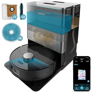 Cecotec Robot aspirateur laveur noir 15000 Pa - Publicité Cecotec Robot aspirateur laveur noir 15000 Pa - Publicité