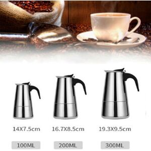 Cafetière Moka En Acier Inoxydable, Expresso Latte Percolateur, Poêle, Cafetière Italienne - Publicité Cafetière Moka En Acier Inoxydable, Expresso Latte Percolateur, Poêle, Cafetière Italienne - Publicité