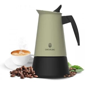 Cecotec Cafetière Italienne - Piccolina - 200 Green - Acier Inoxydable - 2 Tasses - Vert - Publicité Cecotec Cafetière Italienne - Piccolina - 200 Green - Acier Inoxydable - 2 Tasses - Vert - Publicité