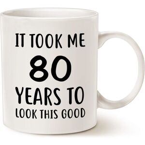 Funny Birthday Coffee Mug, It Took Me 80 Years To Look This Good Best 80th Birthday Gifts For Family Ceramic Cup White, 11 Oz - Publicité Funny Birthday Coffee Mug, It Took Me 80 Years To Look This Good Best 80th Birthday Gifts For Family Ceramic Cup White, 11 Oz - Publicité