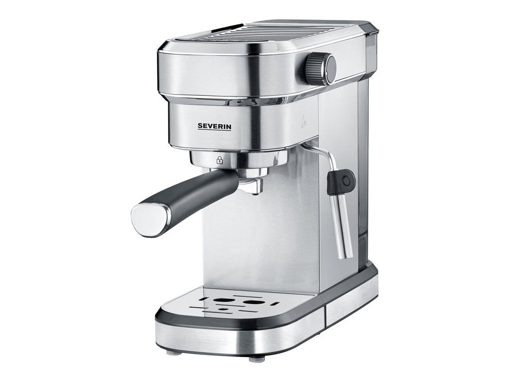 SEVERIN Espresa KA 5994 - Machine à café avec buse vapeur "Cappuccino" - 15 bar - noir/inox brossé