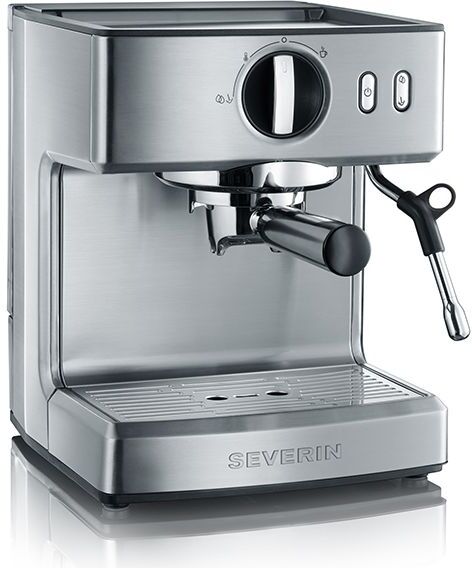 SEVERIN KA 5990 - Machine à café avec buse vapeur "Cappuccino" - 15 bar - noir/inox brossé