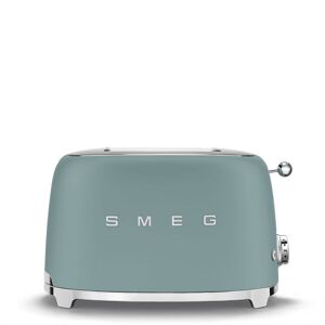 SMEG Grille Pain Toaster 2 Fentes 950W 3 Programmes Vert Émeraude Mat - Publicité