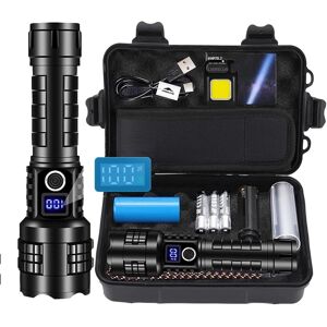 Lampe Torche Led Ultra Puissante 500000 Lumens Rechargeable Usb-Torche Tactique