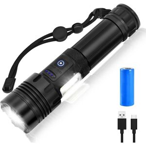 Lampe Torche Led Ultra Puissante, 30000 Lumen Lampe De Poche,