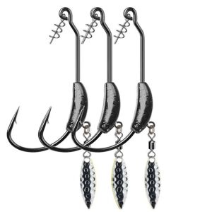 Jyj-Hameçons À Tête De Gabarit En Acier Au Carbone Avec