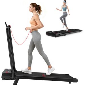 Tapis Roulant Pliable 3 En 1 - Tapis De Marche Inclinable À 5 %, Moteur Silencieux, Écran Led, 1-6 Km/H, Tapis De Marche Compact Pour La Maison/Le Bureau (Poids Maximal Supporté : 120 Kg) Noir - Publicité Tapis Roulant Pliable 3 En 1 - Tapis De Marche Inclinable À 5 %, Moteur Silencieux, Écran Led, 1-6 Km/H, Tapis De Marche Compact Pour La Maison/Le Bureau (Poids Maximal Supporté : 120 Kg) Noir - Publicité