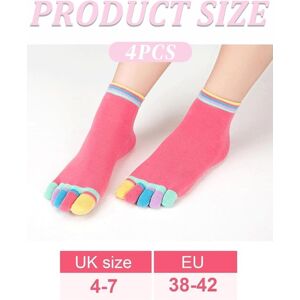 Asfasfq-2 Paires De Chaussettes De Yoga Pour Femmes,Chaussettes Antidérapantes,Abs Chaussettes
