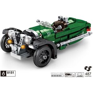 Avec Boîte D'origine - Bloc De Construction De Voiture Classique Et Vintage, Technique, Briques À 3 Roues, Véhicule De Traction, Collection De Jouets Pour Garçons, Cadeaux - Publicité Avec Boîte D'origine - Bloc De Construction De Voiture Classique Et Vintage, Technique, Briques À 3 Roues, Véhicule De Traction, Collection De Jouets Pour Garçons, Cadeaux - Publicité