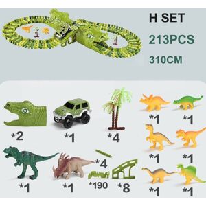 Jeu De Piste De Course De Chemin De Fer Dinosaure, Jouets De Voiture De Course Flexible, Courbe, Flash Lumineux, Cadeaux Pour Enfants, 291 À 128 Pièces - Publicité Jeu De Piste De Course De Chemin De Fer Dinosaure, Jouets De Voiture De Course Flexible, Courbe, Flash Lumineux, Cadeaux Pour Enfants, 291 À 128 Pièces - Publicité