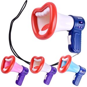 Jouet D'enregistrement Mégaphone À Grande Bouche Pour Enfants, 1 Pièce, Avec Changeur De Voix, Microphone Portatif, Jouet Vocal Amusant - Publicité Jouet D'enregistrement Mégaphone À Grande Bouche Pour Enfants, 1 Pièce, Avec Changeur De Voix, Microphone Portatif, Jouet Vocal Amusant - Publicité