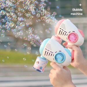 Pistolet À Bulles Électrique Automatique, Fusée À Bulles De Savon, Machine Portable Pour Enfants, Jouet De Fête D'été En Plein Air, Jouets, Cadeaux Pour Enfants - Publicité Pistolet À Bulles Électrique Automatique, Fusée À Bulles De Savon, Machine Portable Pour Enfants, Jouet De Fête D'été En Plein Air, Jouets, Cadeaux Pour Enfants - Publicité