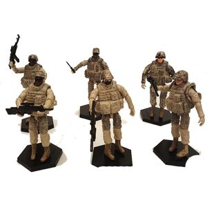 6 Pièces 1:18 4d Militaire Assemble Modèle A Main Mobile Soldats Moule Sous Pression Modèle Jouet - Publicité 6 Pièces 1:18 4d Militaire Assemble Modèle A Main Mobile Soldats Moule Sous Pression Modèle Jouet - Publicité