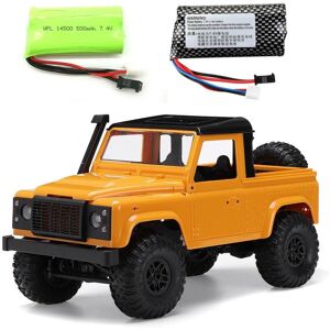 Rtr Avec Deux Batteries 1/12 2.4g 4wd Rc Voiture Avec Led Vehicules Legers Camion Modèles,Jaune - Publicité Rtr Avec Deux Batteries 1/12 2.4g 4wd Rc Voiture Avec Led Vehicules Legers Camion Modèles,Jaune - Publicité