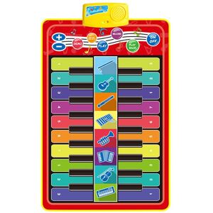 Tapis de Piano à Instrument de musique multifonction à Double rangée, tapis de jeu pour clavier de Fitness pour bébé, jouets éducatifs pour enfants - Publicité Tapis de Piano à Instrument de musique multifonction à Double rangée, tapis de jeu pour clavier de Fitness pour bébé, jouets éducatifs pour enfants - Publicité