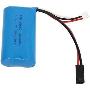 Batterie lithium 202518650 7,4 V 1 500 mAh avec prise 5 500, pour voiture, avion, bateau télécommandé - Publicité Batterie lithium 202518650 7,4 V 1 500 mAh avec prise 5 500, pour voiture, avion, bateau télécommandé - Publicité