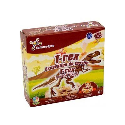Science4you T-Rex Excavation De Fossiles 13 Pieces + Livret Educatif 36 Pages - Kit Fouilles - Dinosaure A Deterrer - Jeu Archeologie 6 Ans - Publicité Science4you T-Rex Excavation De Fossiles 13 Pieces + Livret Educatif 36 Pages - Kit Fouilles - Dinosaure A Deterrer - Jeu Archeologie 6 Ans - Publicité