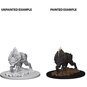 Pathfinder Deep Cuts Unpainted Miniatures - Dire Wolf