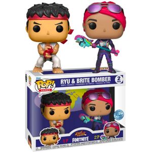 Funko Pop Games: Fortnite- 2pk Ryu & Brite Bomber