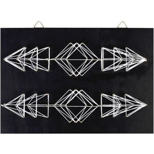 COFFRET STRING ART TABLEAU NOIR FLÈCHES DÉCO ART FILAIRE 30