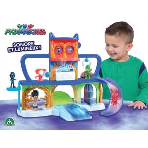 Geomag Pj Mask Pjm - Playset Quartier Général Avec Véhicule