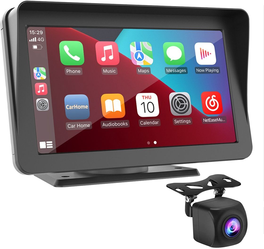 Universal 7 Pouce Car Radio Multimedia Video Player Wireless Carplay Et Wireless Android Auto Touch Screen Mp5 B