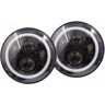 2x Spots Led Ronds 7'' 75w Hi/Lo