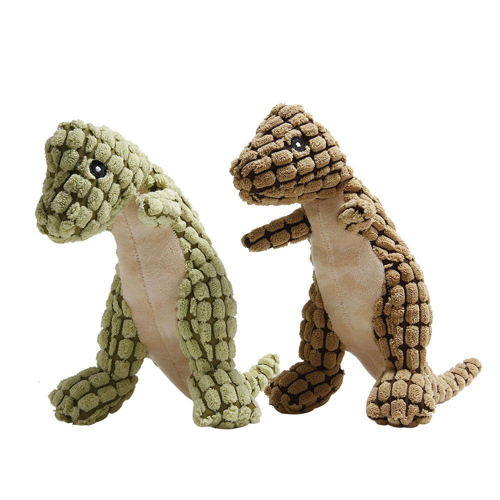 Dinosaur Molar Pet Toys Animaux Résistants Aux Morsures Chew Dog Squeaking Cute Plush Toy For Kids