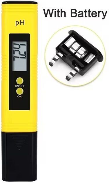 Testeur d'eau numérique avec écran LCD,compteur TDS,0-14 PH,filtre d'aquarium PPM avec 24.com,0-9990 - Type pH Meter Battery