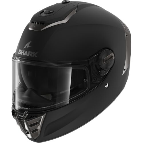 SHARK Spartan RS Blank, Casque moto intégral, Noir mat KMA