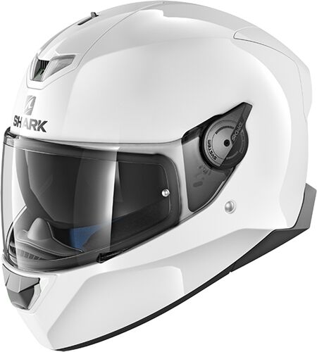 SHARK Skwal 2 Blank, Casque moto intégral, Blanc WHU White led